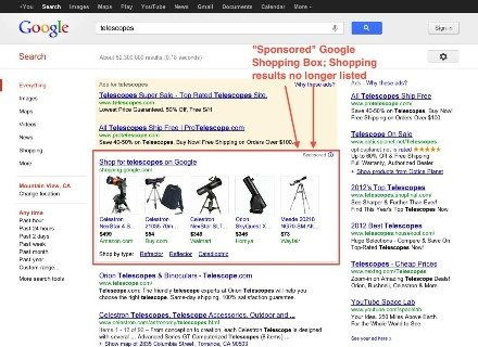谷歌調(diào)整產(chǎn)品搜索服務(wù)，商業(yè)模式變革引商家關(guān)注